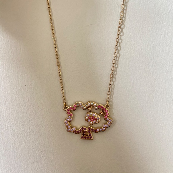 Swarovski Pink Tree Necklace - Picture 4 of 4